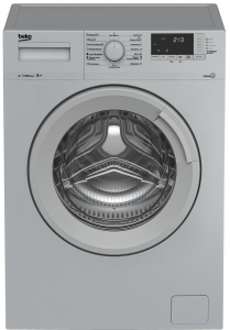 Фото Стиральная машина 6,0кг 39см Beko WSRE6512ZSS серебр